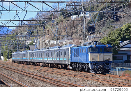 東海道本線二宮大磯 JR東日本EF64-1030+205系列500系列R8+R13編隊停產 東海道本線二宮大磯 JR東日本EF64-1030+205系列500系列R8+R13編隊停產 98729903