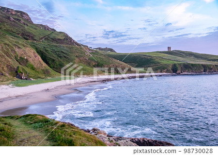 Beautiful sunset on Maghery beach in Co. Donegal 98730028