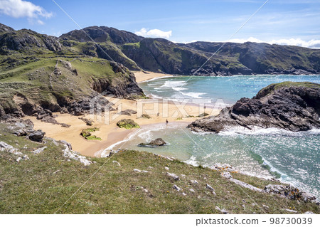 The Murder Hole beach, officially called Boyeeghether Bay in County Donegal, Ireland The Murder Hole beach, officially called Boyeeghether Bay in County Donegal, Ireland 98730039