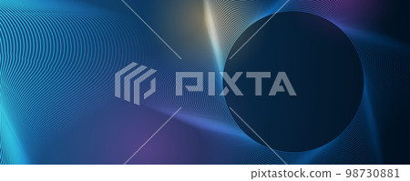 Quantum processing. Deep learning artificial intelligence. Future new technology  for business or science presentation 98730881