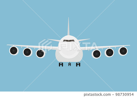 big white cargo plane in the sky for cargo transportation transportation air mail cargo big white cargo plane in the sky for cargo transportation transportation air mail cargo 98730954