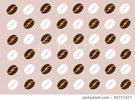 grains of black roasted fresh coffee with paper cups latte espresso cappuccino texture pattern 98731027
