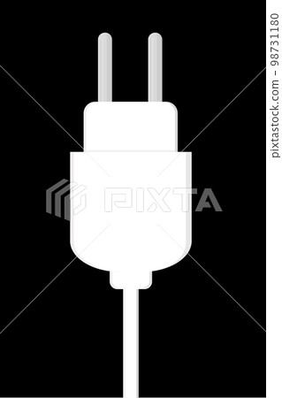 a plug input to the socket for electronics white 98731180