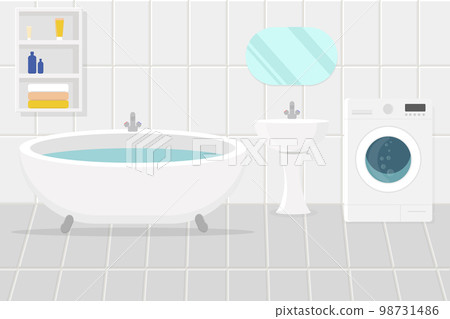 bathroom sanitary room with bathroom toilet sink mirror bathroom sanitary room with bathroom toilet sink mirror 98731486