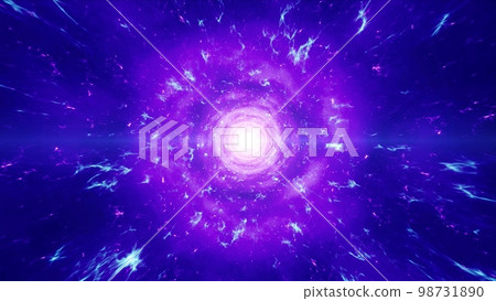 Neon Violet Electric Dimension Space Energy Effect Background 98731890