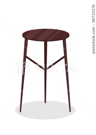wooden bar chair on white background isolated vector graphic interior element wooden bar chair on white background isolated vector graphic interior element 98732076