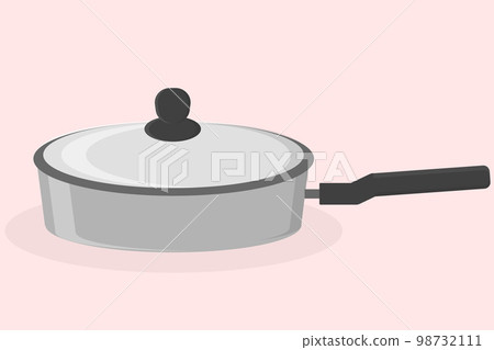 saucepan stewpan for cooking new metal with lid kitchen item vector saucepan stewpan for cooking new metal with lid kitchen item vector 98732111