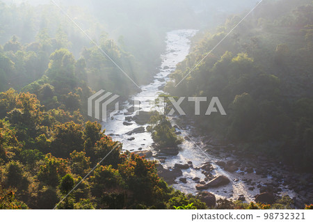River on Sri Lanka 98732321