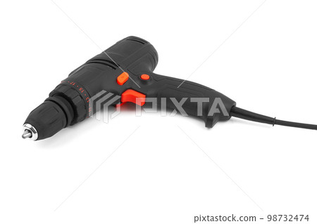 Screwdriver or drill isolated 98732474