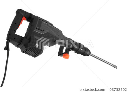 Electric jackhammer isolated Electric jackhammer isolated 98732502