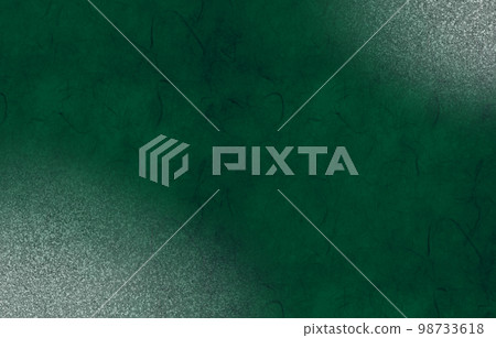 Background material: Rough Japanese paper, silver, lame, green 98733618