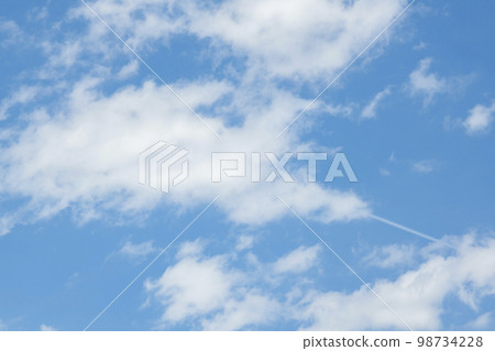 Passing clouds over the Pacific High Passing clouds over the Pacific High 98734228