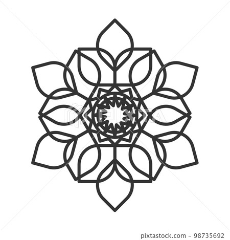 Floral ornament logo template Icon Illustration Brand Identity.Isolated and flat illustration. Vector graphic Floral ornament logo template Icon Illustration Brand Identity.Isolated and flat illustration. Vector graphic 98735692