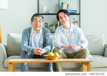 parent and child man parent and child man 98736150
