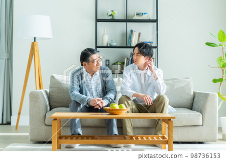 parent and child man parent and child man 98736153