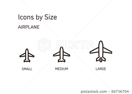 Airplane icon Airplane icon 98736704