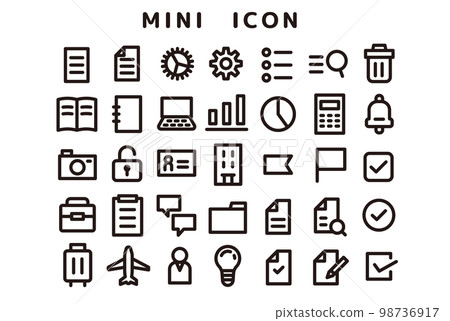 迷你圖標單色 98736917