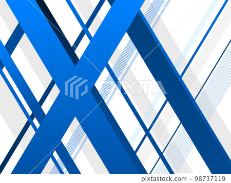 Background image transparent diagonal line X-shaped business blue 98737119