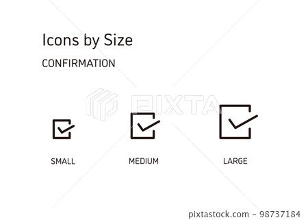 檢查確認圖標 98737184