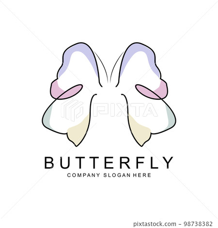 Butterfly Logo Design, Beautiful Flying Animal, Company Brand Icon Illustration, Screen Printing, Salon Butterfly Logo Design, Beautiful Flying Animal, Company Brand Icon Illustration, Screen Printing, Salon 98738382