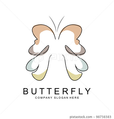 Butterfly Logo Design, Beautiful Flying Animal, Company Brand Icon Illustration, Screen Printing, Salon Butterfly Logo Design, Beautiful Flying Animal, Company Brand Icon Illustration, Screen Printing, Salon 98738383