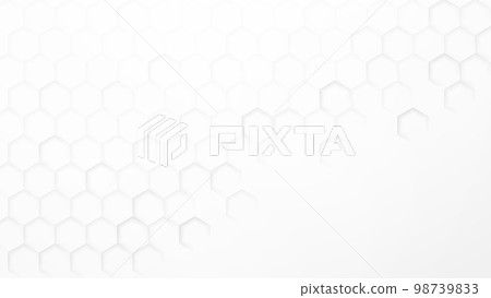 Abstract modern hexagon background, White and grey geometric texture Abstract modern hexagon background, White and grey geometric texture 98739833