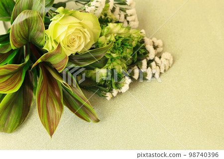 roses and statice roses and statice 98740396