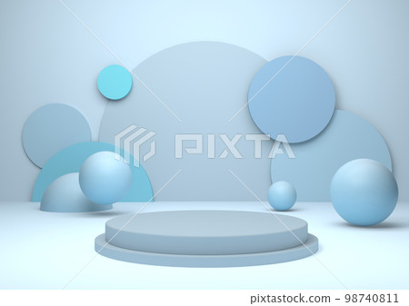Background_3D circular stage 98740811
