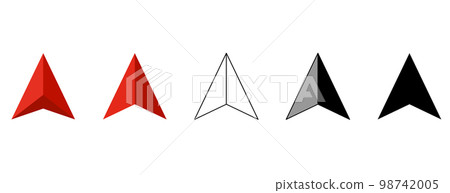 Direction arrow icon Compass 98742005