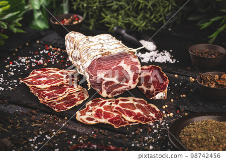 Italian meat coppa Italian meat coppa 98742456
