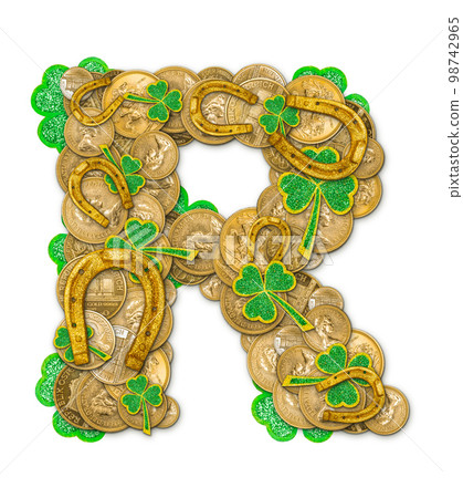 St. Patricks Day holiday letter R 98742965