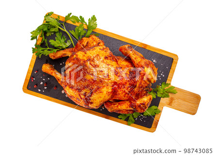 Whole roasted chicken 98743085