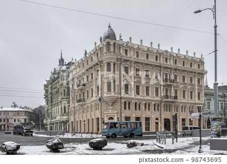 Preobrazhenskaya street in Odessa, Ukraine 98743695