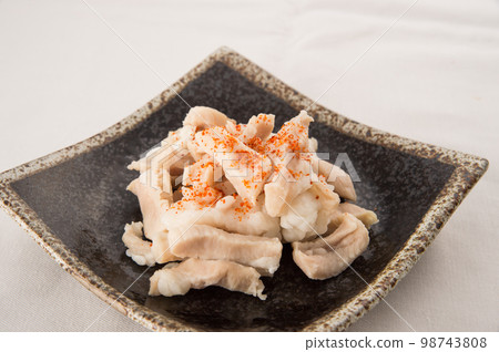 Fresh minnow sashimi assortment image photo 98743808