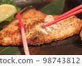 Photo of grilled sea bream served with grated daikon radish 98743812