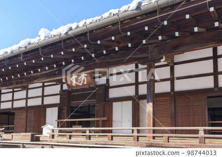Tenryu-ji Temple Ohojo Winter Morning (Sagatenryu-ji Amanobaba-cho, Ukyo Ward, Kyoto City, Kyoto Prefecture) 98744013