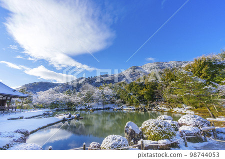 冬天的京都,天龍寺,草元池 冬天的京都,天龍寺,草元池 98744053