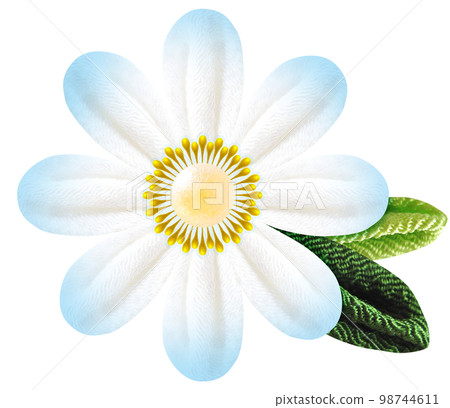 Flower graphic made with knob work Flower graphic made with knob work 98744611