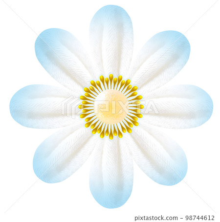 Flower graphic made with knob work Flower graphic made with knob work 98744612