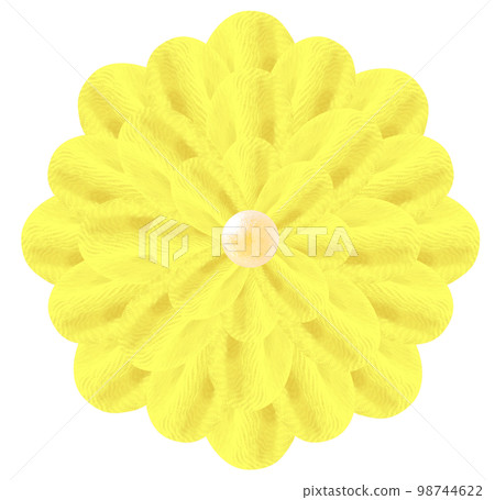 用旋鈕製作的花卉圖案 用旋鈕製作的花卉圖案 98744622