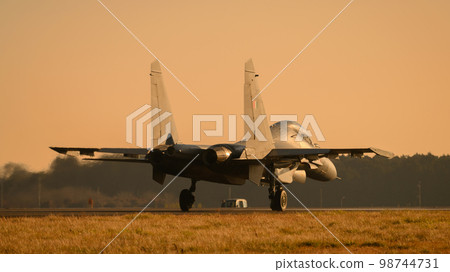 Indian Air Force Sukhoi Su-30MKI landing Indian Air Force Sukhoi Su-30MKI landing 98744731