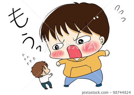 angry boy and angry boy 98744824