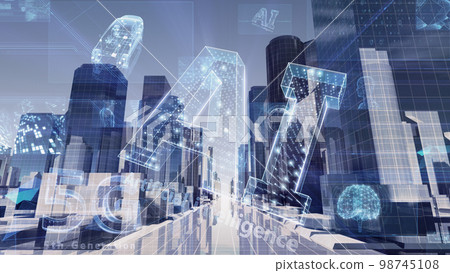 cloud computing digital artificial intelligence city city network technology communication cloud computing digital artificial intelligence city city network technology communication 98745108