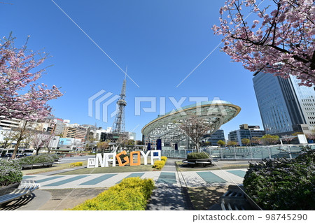 Nagoya Sakae neighborhood in spring Nagoya Sakae neighborhood in spring 98745290