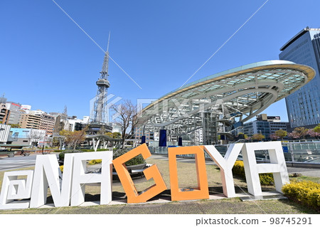 Nagoya Sakae neighborhood in spring 98745291