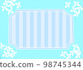 Leaf frame (light blue) 98745344