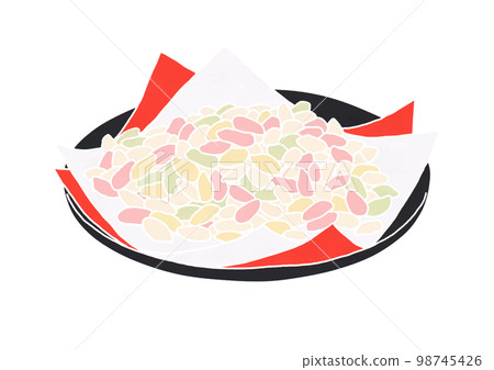 Kanto Hinata 在黑板和紙上的插圖（打印樣式） 98745426