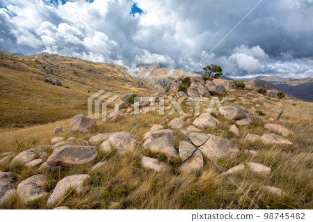 Andringitra national park,mountain landscape, Madagascar wilderness landscape Andringitra national park,mountain landscape, Madagascar wilderness landscape 98745482