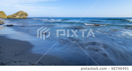 Beach of Monsul, Cabo de Gata-Nijar Natural Park, Spain Beach of Monsul, Cabo de Gata-Nijar Natural Park, Spain 98746491