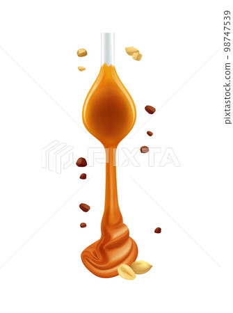 Caramel Flow Nuts Composition 98747539